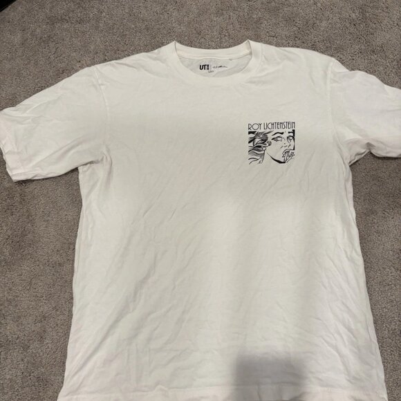 Roy Lichtenstein x Uniqlo - Crying Girl Shirt Men’s Large - Pop Art / Graphic - Picture 3 of 5